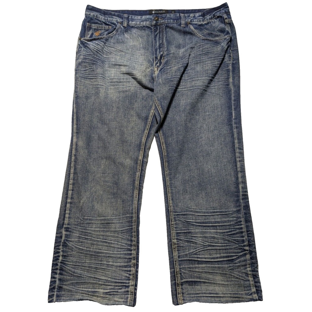 VTG‎ ROCAWEAR CLASSIC FIT Men 44 Actual (46x30) Cotton Blend Denim Blue Jeans